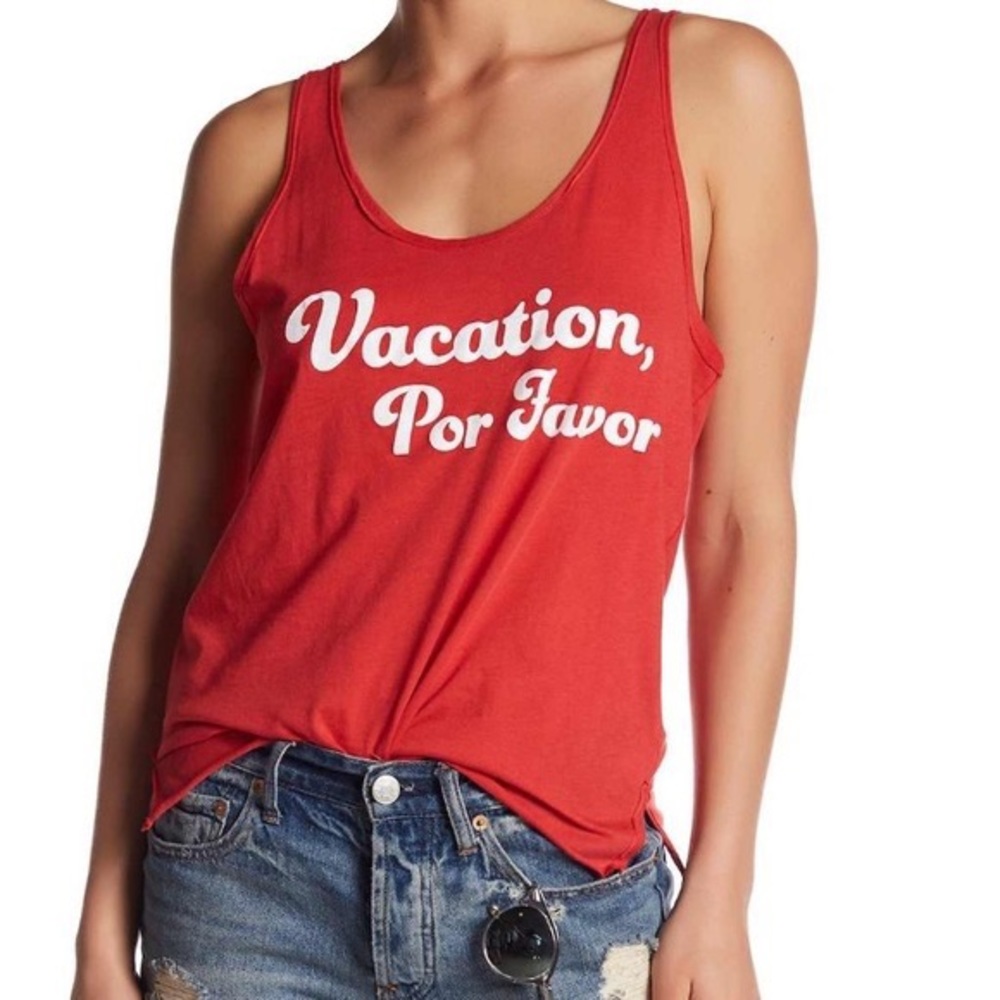 Vacation Tank Top Sz M